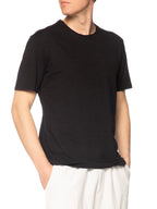 T-shirt Gianni Lupo Nero taglio vivo GL1053F BLACK GIANNI LUPO 