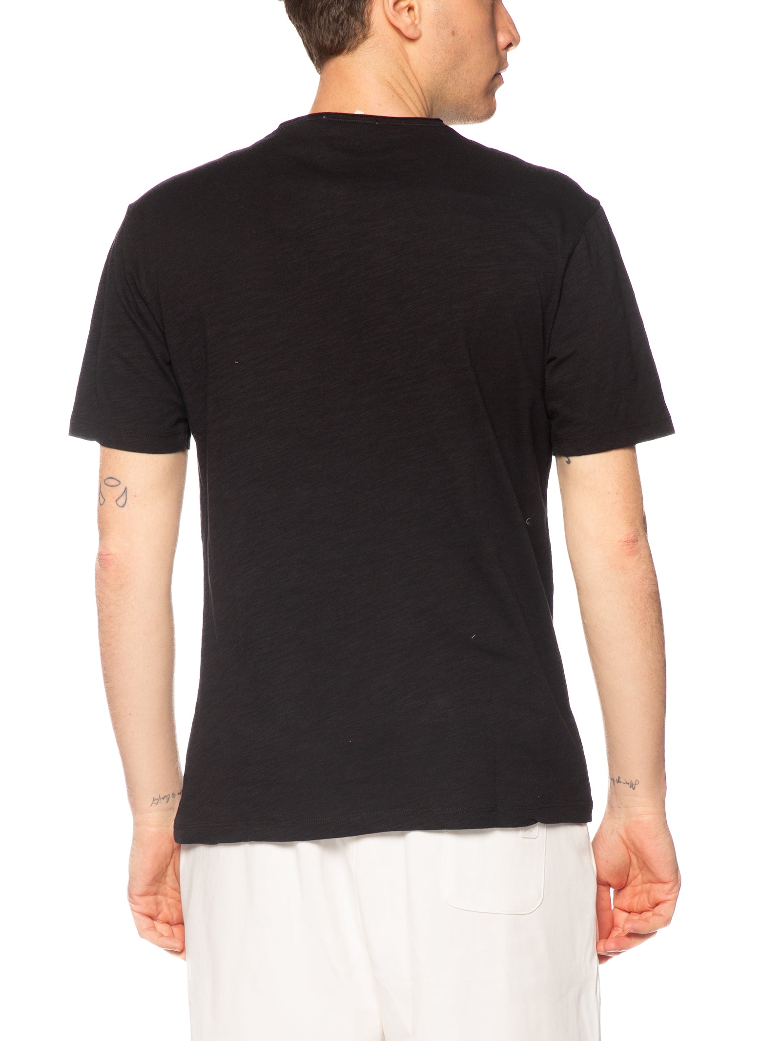 T-shirt Gianni Lupo Nero taglio vivo GL1053F BLACK GIANNI LUPO 