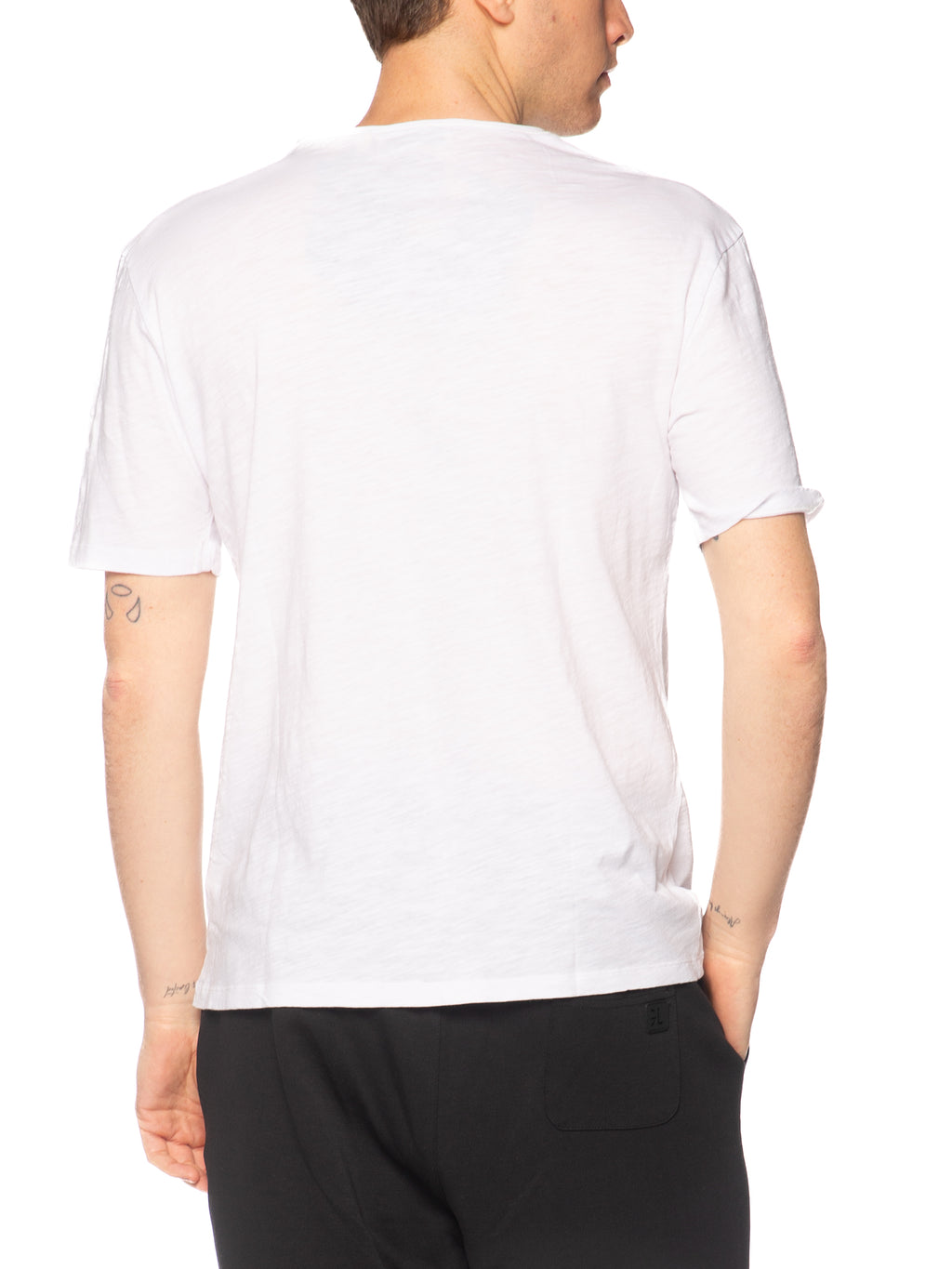 T-shirt Gianni Lupo Bianco taglio vivo GL1053F WHITE GIANNI LUPO 