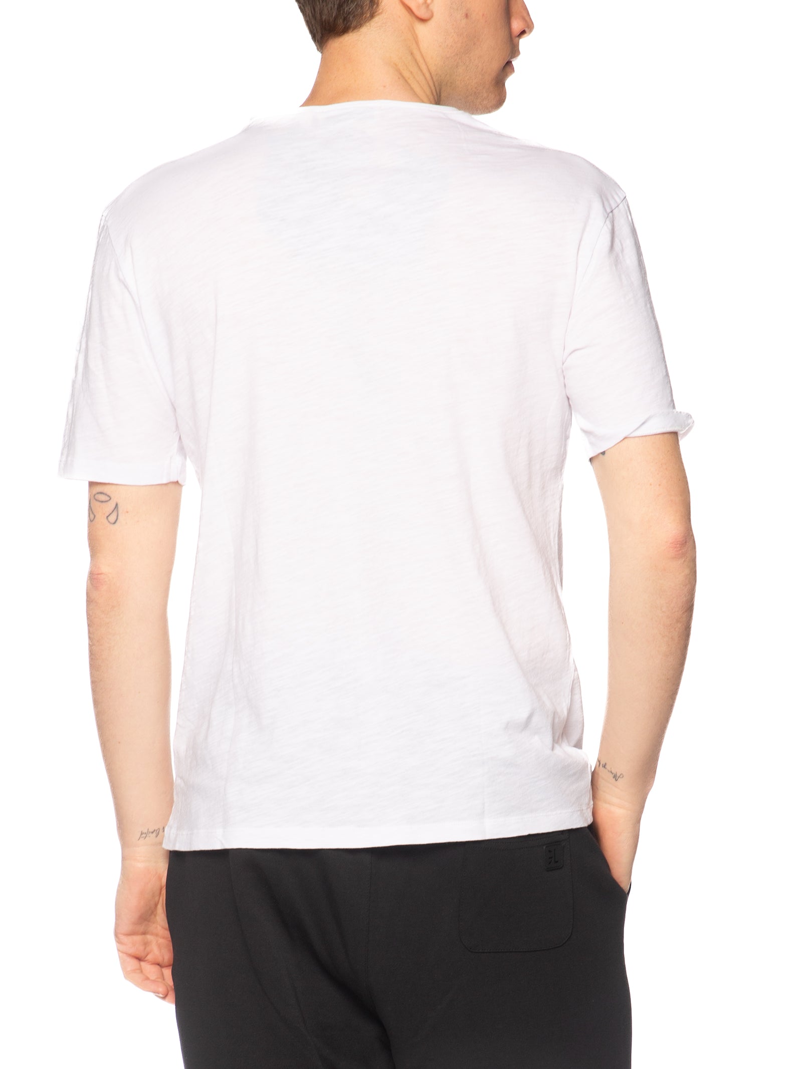 T-shirt Gianni Lupo Bianco taglio vivo GL1053F WHITE GIANNI LUPO 