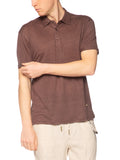 Polo Gianni Lupo Cioccolato in lino GL1083F CIOCCOLATO GIANNI LUPO 