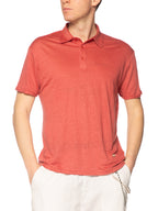 Polo Gianni Lupo Rosso in lino GL1083F ROSSO GIANNI LUPO 