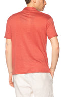 Polo Gianni Lupo Rosso in lino GL1083F ROSSO GIANNI LUPO 
