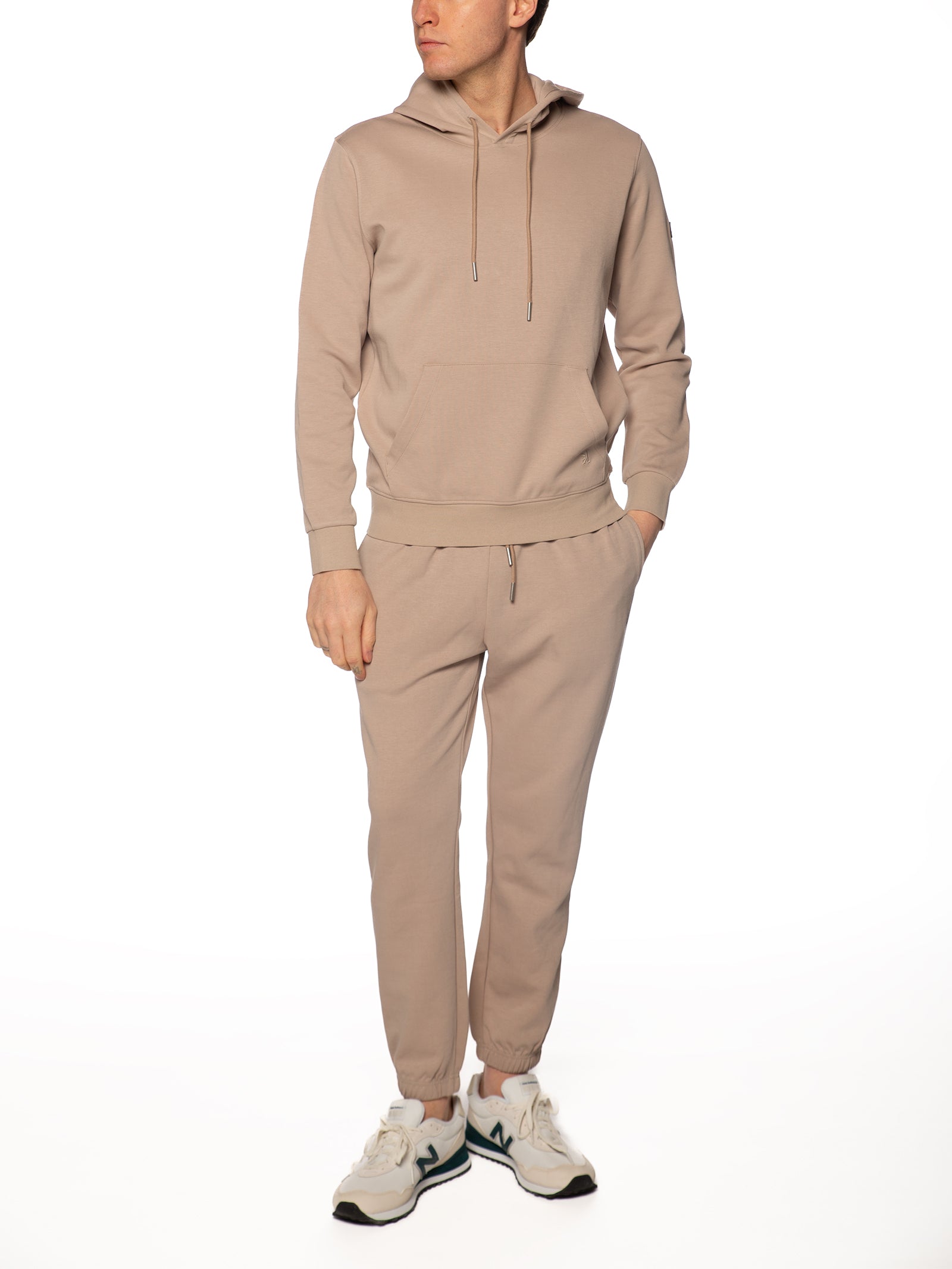 Felpa Gianni Lupo Beige con cappuccio GL2125F BEIGE GIANNI LUPO 