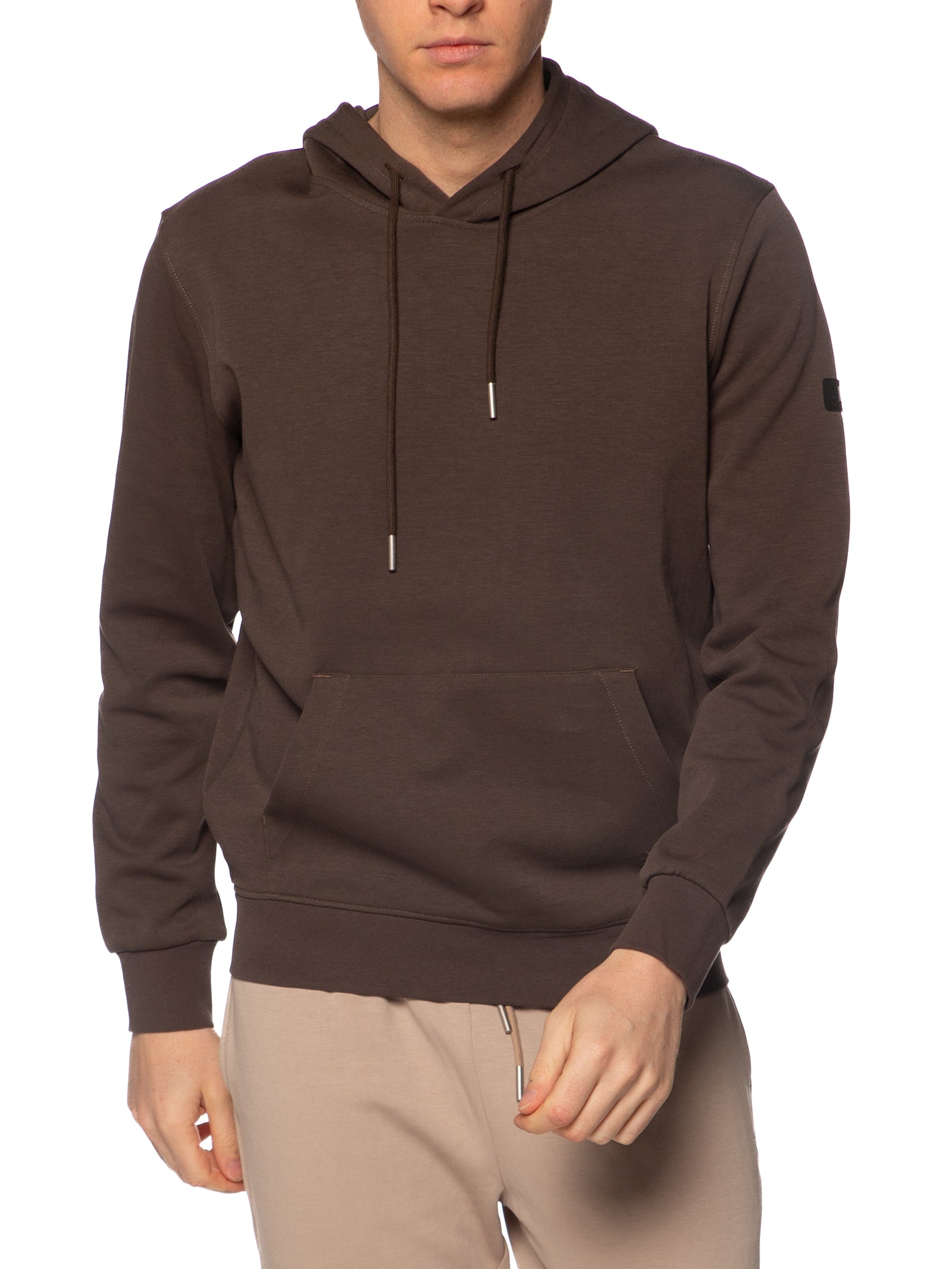 Felpa Gianni Lupo Marrone con cappuccio GL2125F BROWN GIANNI LUPO 
