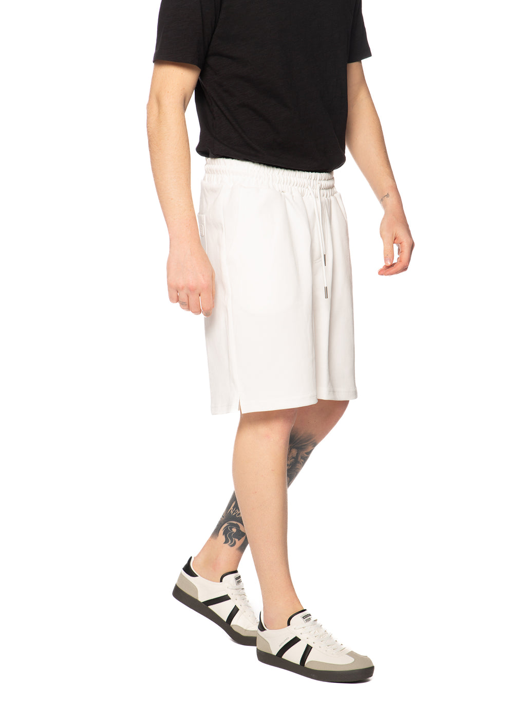 Bermuda Gianni Lupo Bianco basic in felpa GL2127F BIANCO GIANNI LUPO 
