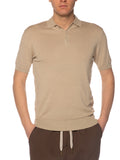 Polo Gianni Lupo Beige in maglia GL511S BEIGE GIANNI LUPO 