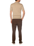 Polo Gianni Lupo Beige in maglia GL511S BEIGE GIANNI LUPO 