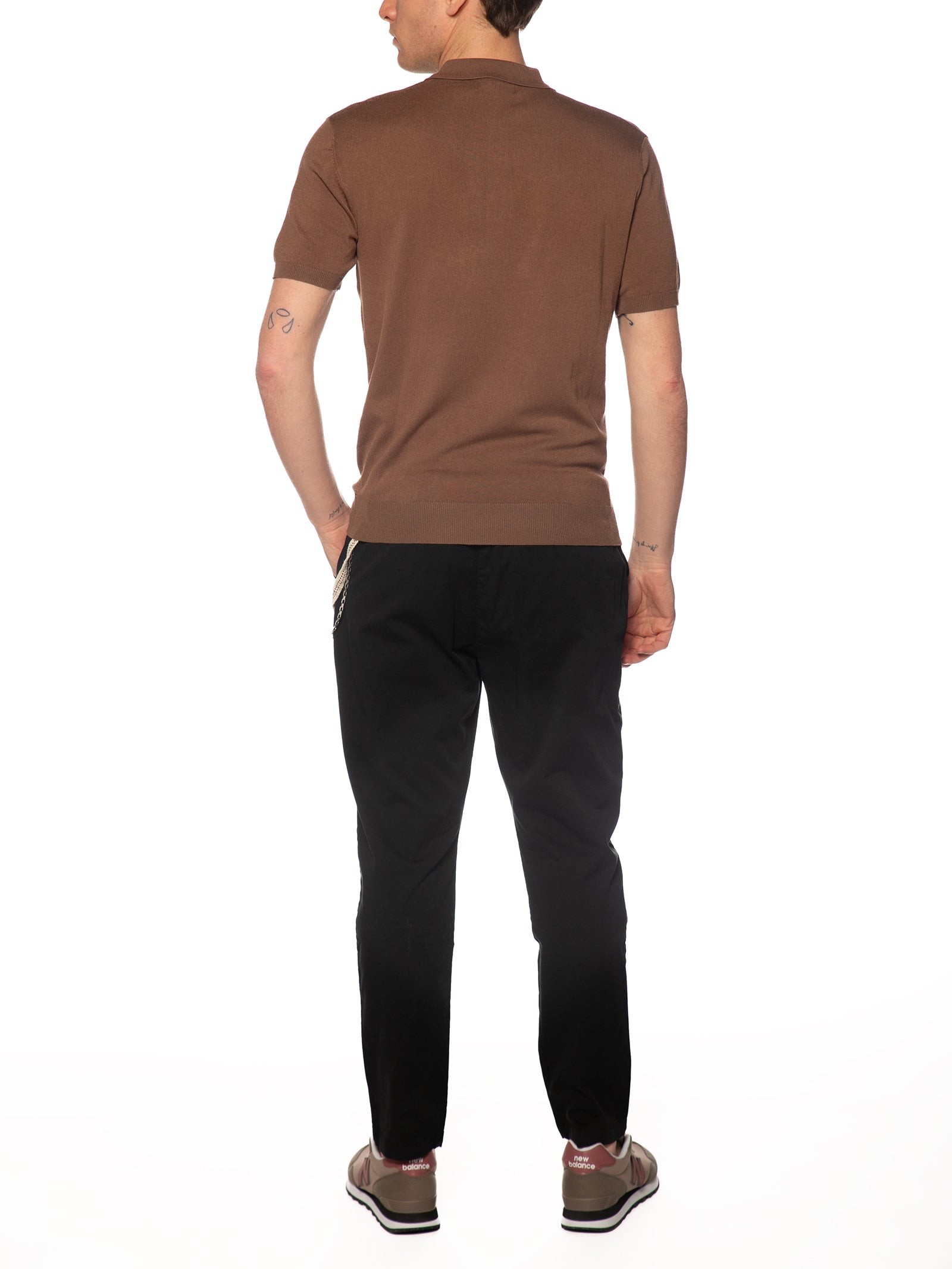 Polo Gianni Lupo Tabacco in maglia GL511S TOBACCO GIANNI LUPO 