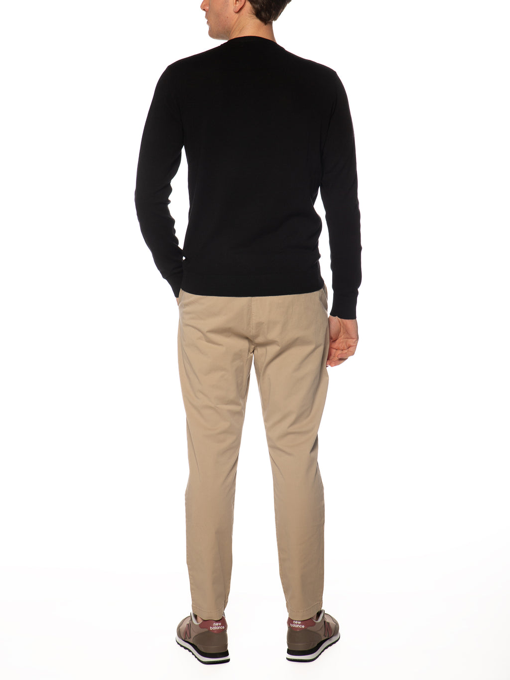 Maglia Gianni Lupo Nero girocollo GL512S BLACK GIANNI LUPO 