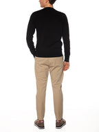 Maglia Gianni Lupo Nero girocollo GL512S BLACK GIANNI LUPO 