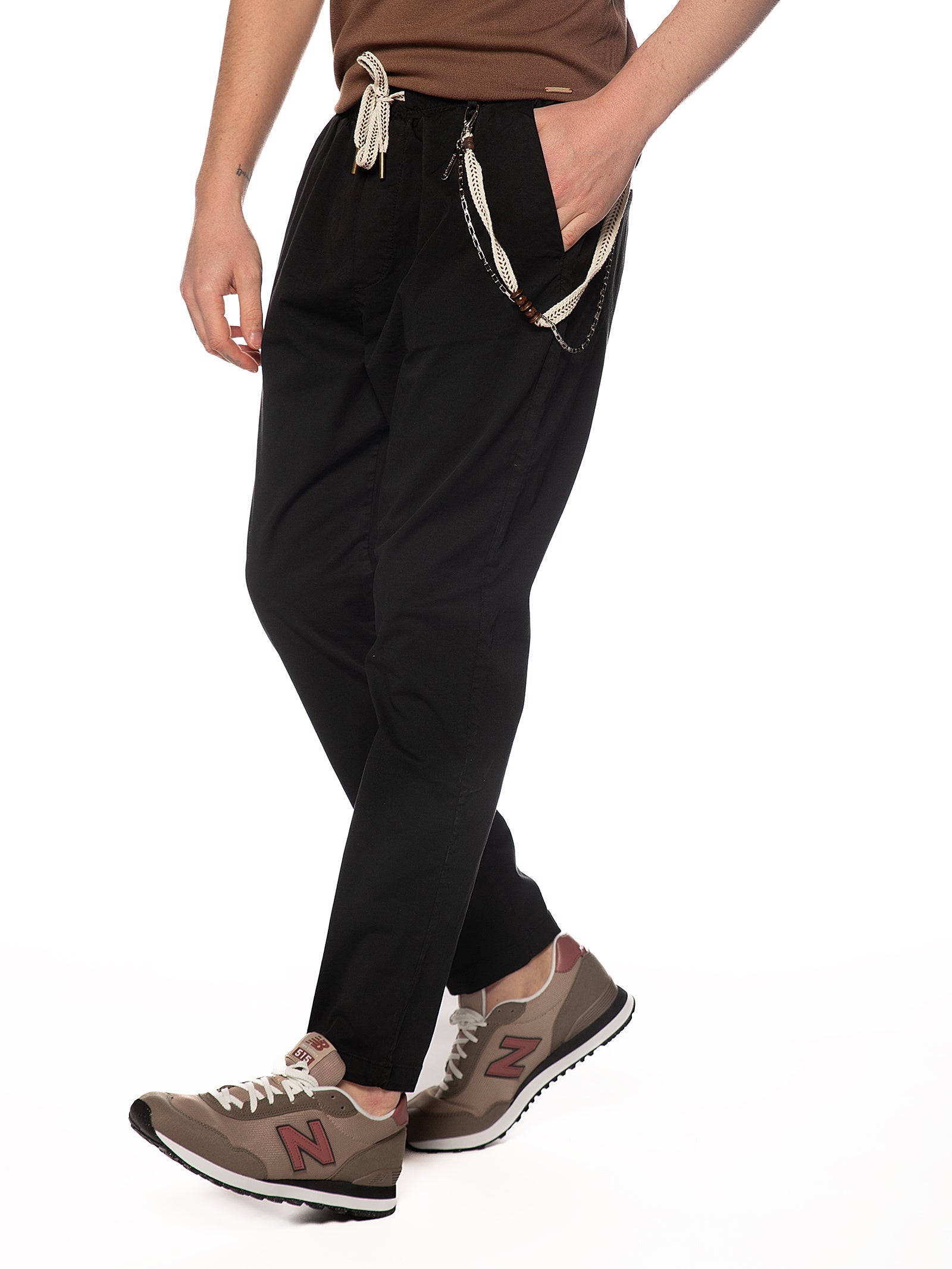 Pantalaccio Gianni Lupo Nero Leonard GL6072Q BLACK GIANNI LUPO 