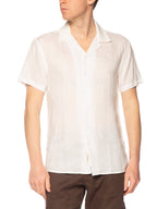 Camicia Gianni Lupo Bianco in lino maniche corte GL7658S BIANCO GIANNI LUPO 