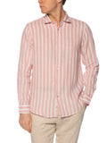 Camicia Gianni Lupo Bianco Rosa in lino GL7781S PINK GIANNI LUPO 