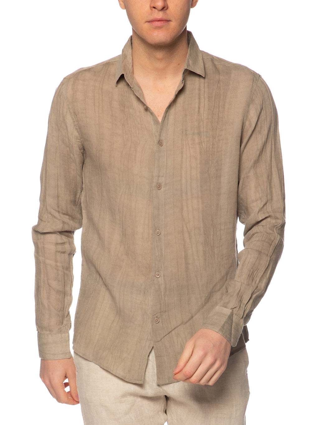 Camicia Gianni Lupo Fango mussolina GL7831S FANGO GIANNI LUPO 