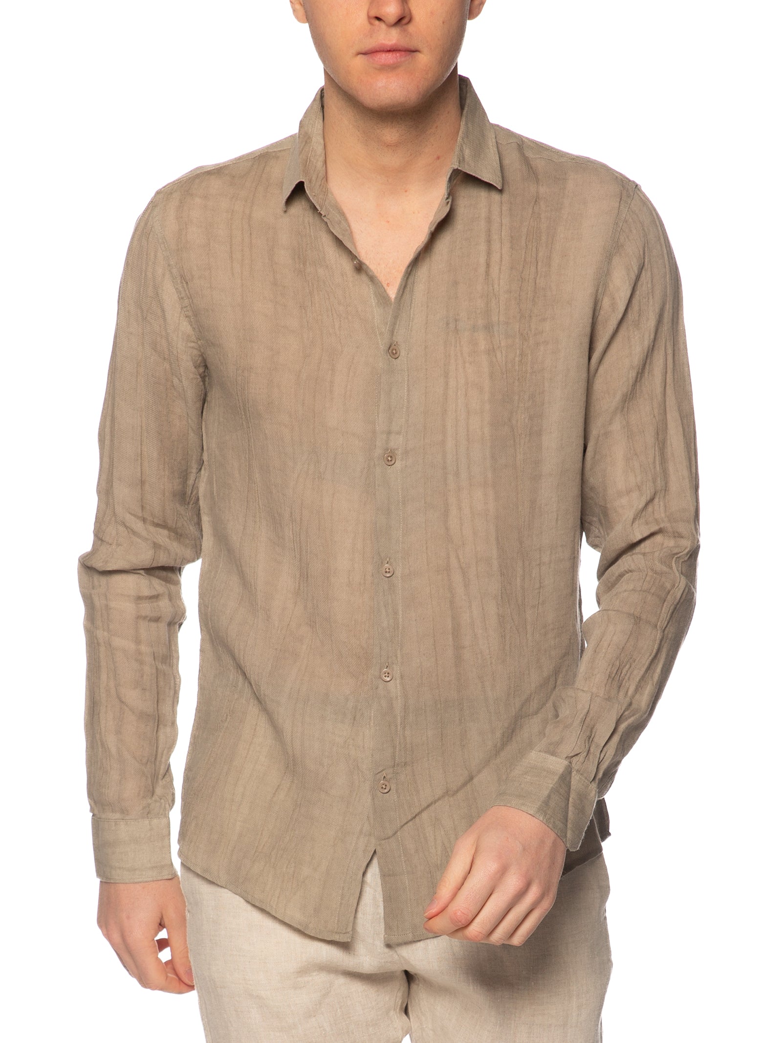 Camicia Gianni Lupo Fango mussolina GL7831S FANGO GIANNI LUPO 
