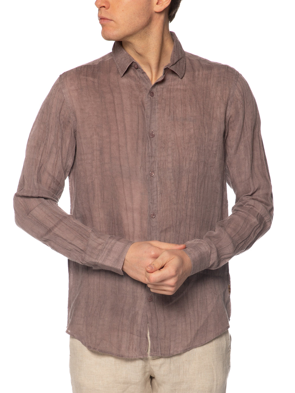 Camicia Gianni Lupo Malva mussolina GL7831S MALVA GIANNI LUPO 