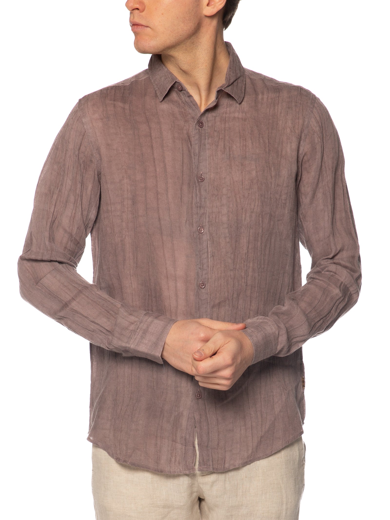 Camicia Gianni Lupo Malva mussolina GL7831S MALVA GIANNI LUPO 