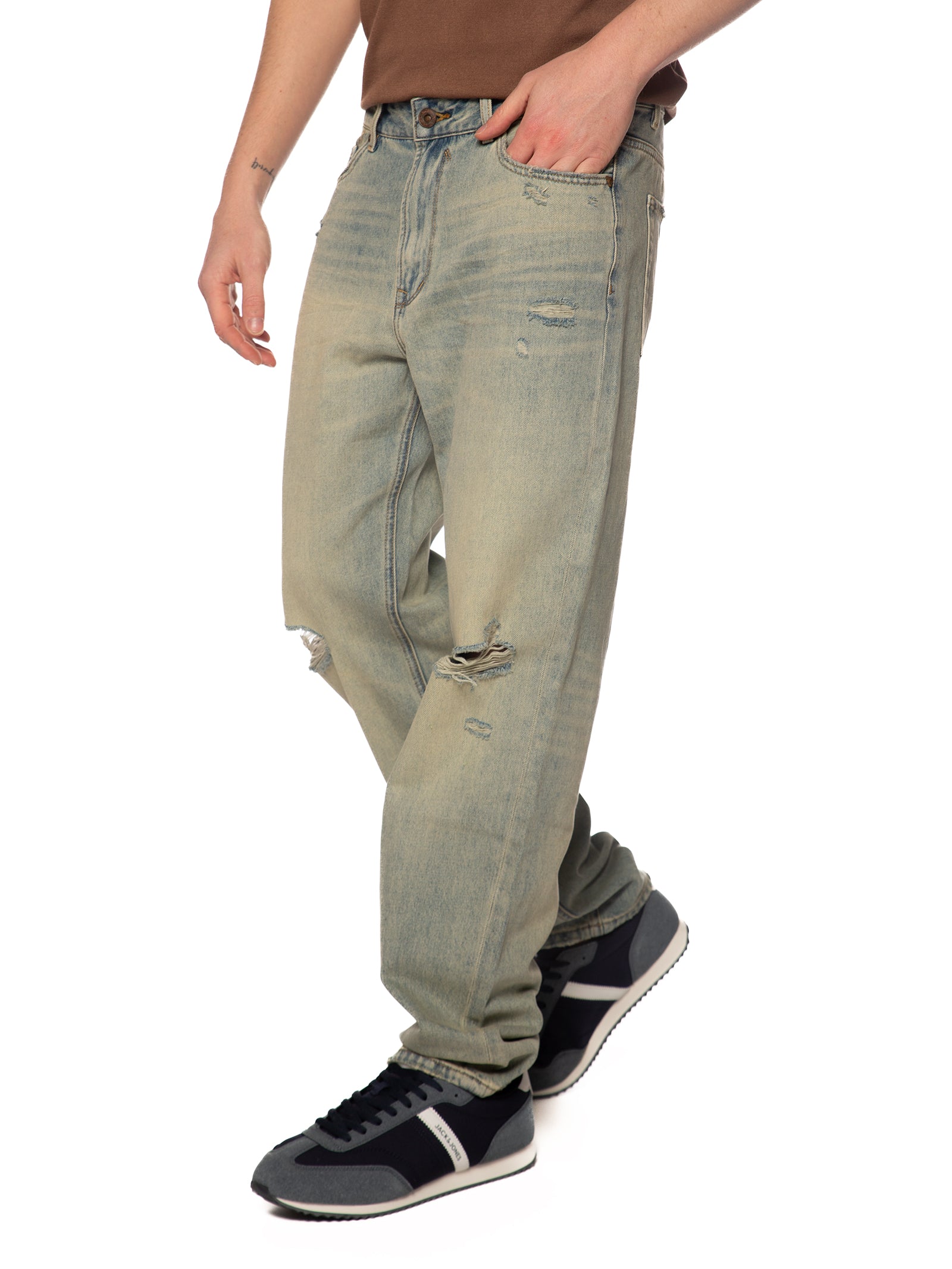 Jeans Gianni Lupo Alex Light Blue strappi GL8017QM LIGHT BLUE GIANNI LUPO 