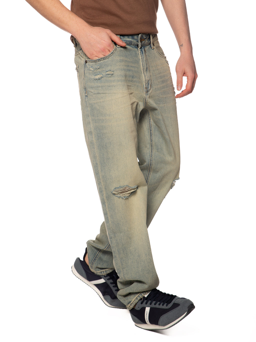 Jeans Gianni Lupo Alex Light Blue strappi GL8017QM LIGHT BLUE GIANNI LUPO 
