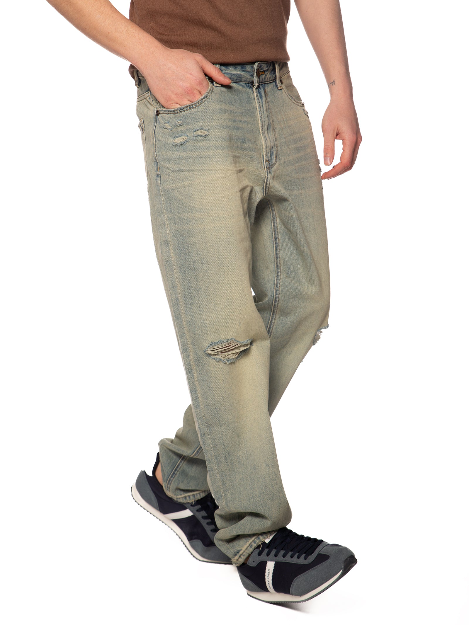 Jeans Gianni Lupo Alex Light Blue strappi GL8017QM LIGHT BLUE GIANNI LUPO 