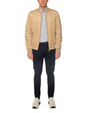 Bomber Gianni Lupo Beige scamosciato GL9730 BEIGE GIANNI LUPO 