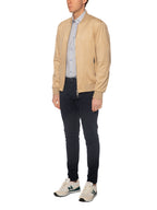 Bomber Gianni Lupo Beige scamosciato GL9730 BEIGE GIANNI LUPO 