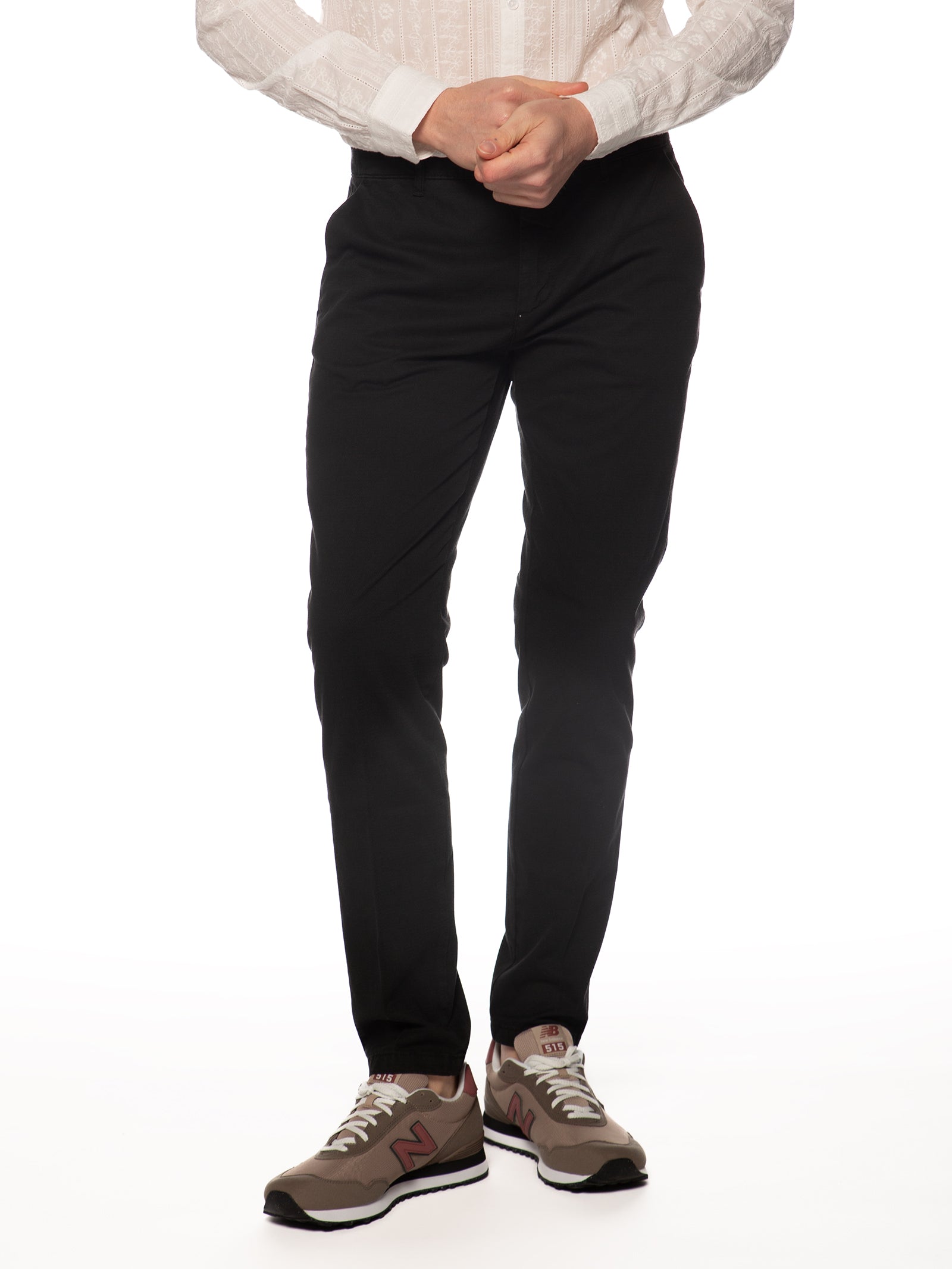 Chino Gianni Lupo Nero slim fit operato GN21811 NERO GIANNI LUPO 