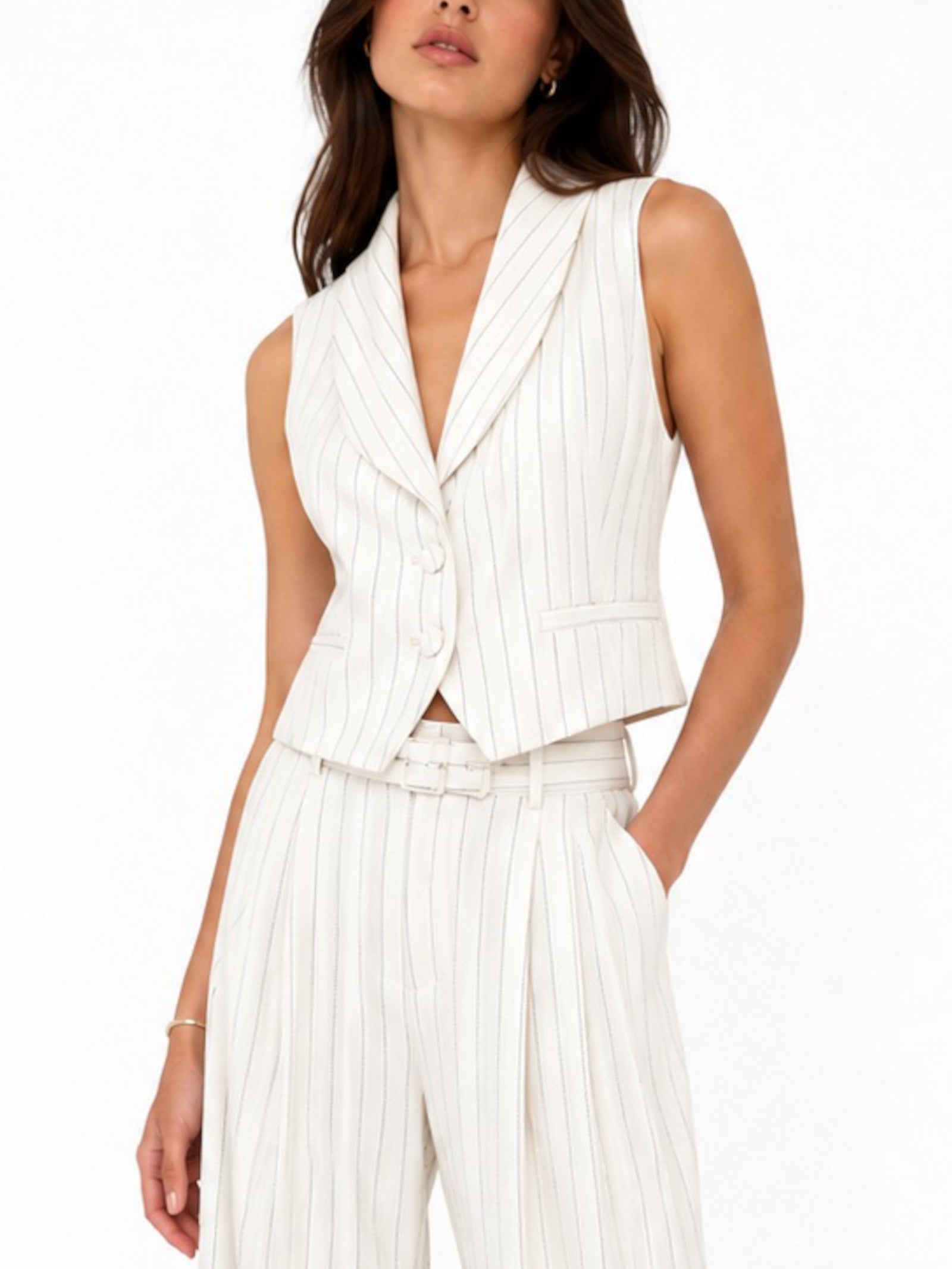 Gilet Imperia Panna gessato LC28LAF PANNA IMPERIAL 