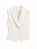 Gilet Imperia Panna gessato LC28LAF PANNA IMPERIAL 