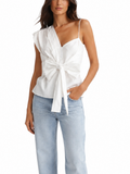 T-shirt Imperial Bianco con fiocco RJD3LFP BIANCO IMPERIAL 