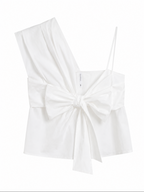 T-shirt Imperial Bianco con fiocco RJD3LFP BIANCO IMPERIAL 