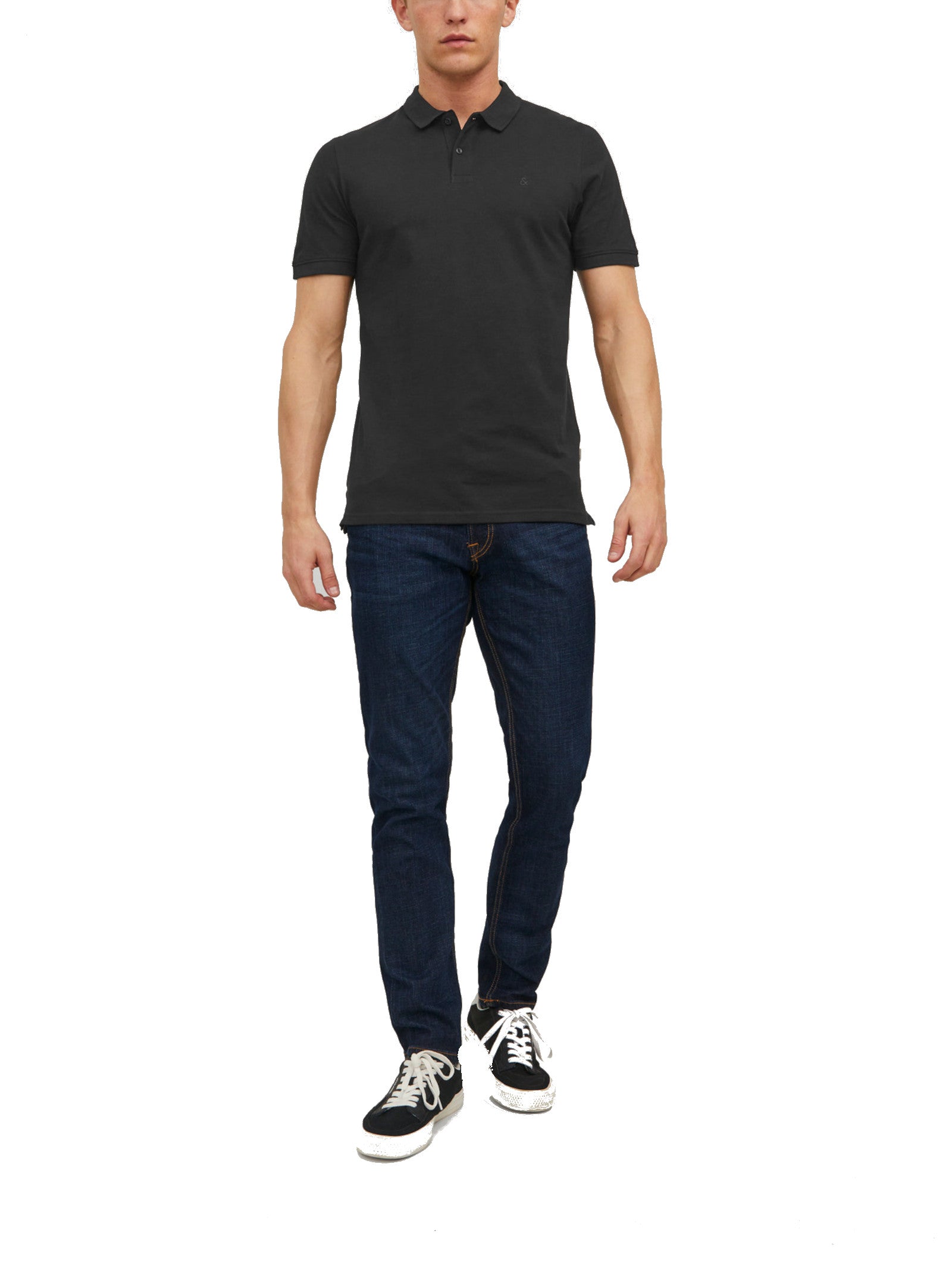 Polo Jack & Jones Basic Nero 12136516 /Black JACK & JONES 