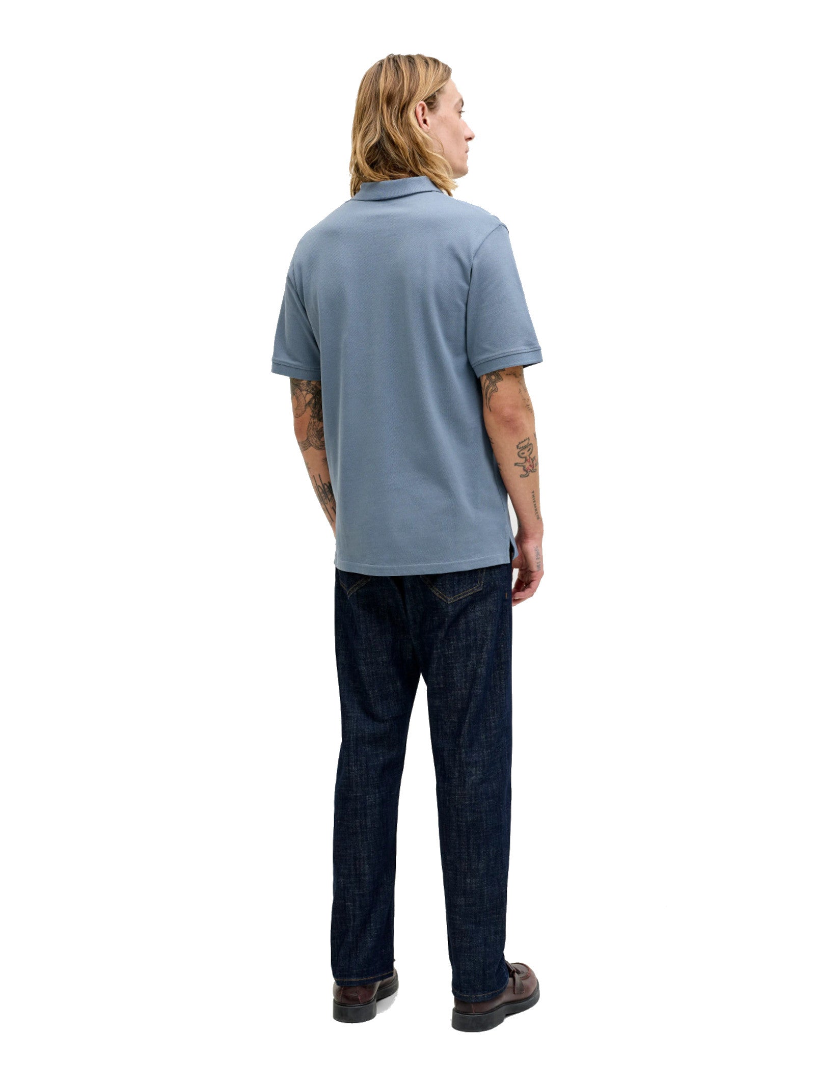 Polo Jack & Jones Basic Petrolio 12136516 /Blue Mirage JACK & JONES 