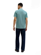Polo Jack & Jones Paulos Petrolio slim fit in piquet 12136668 /Atlantic Deep JACK & JONES 