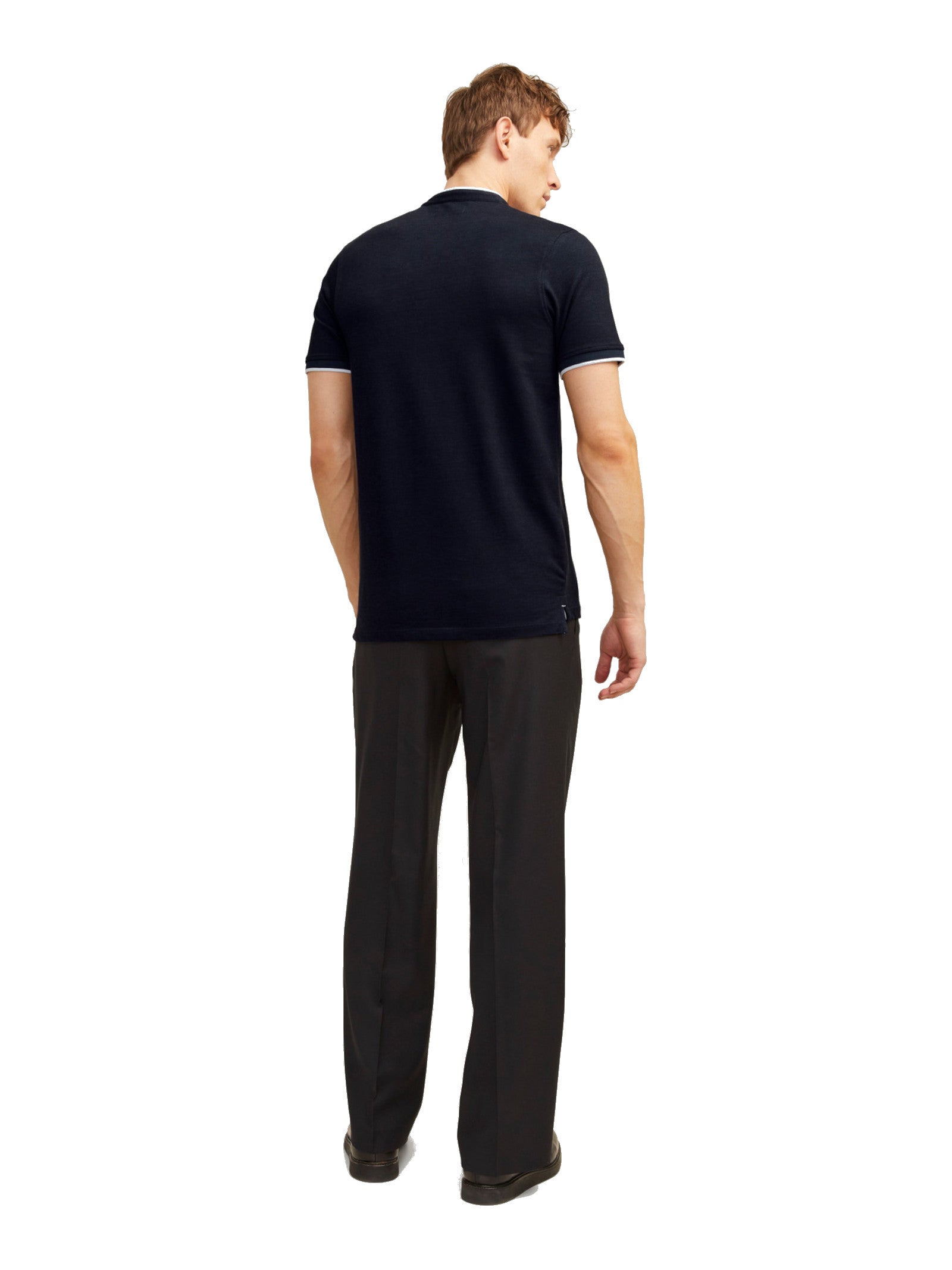Polo Jack & Jones Paulos Blu manica corta 12199711 /Dark Navy JACK & JONES 
