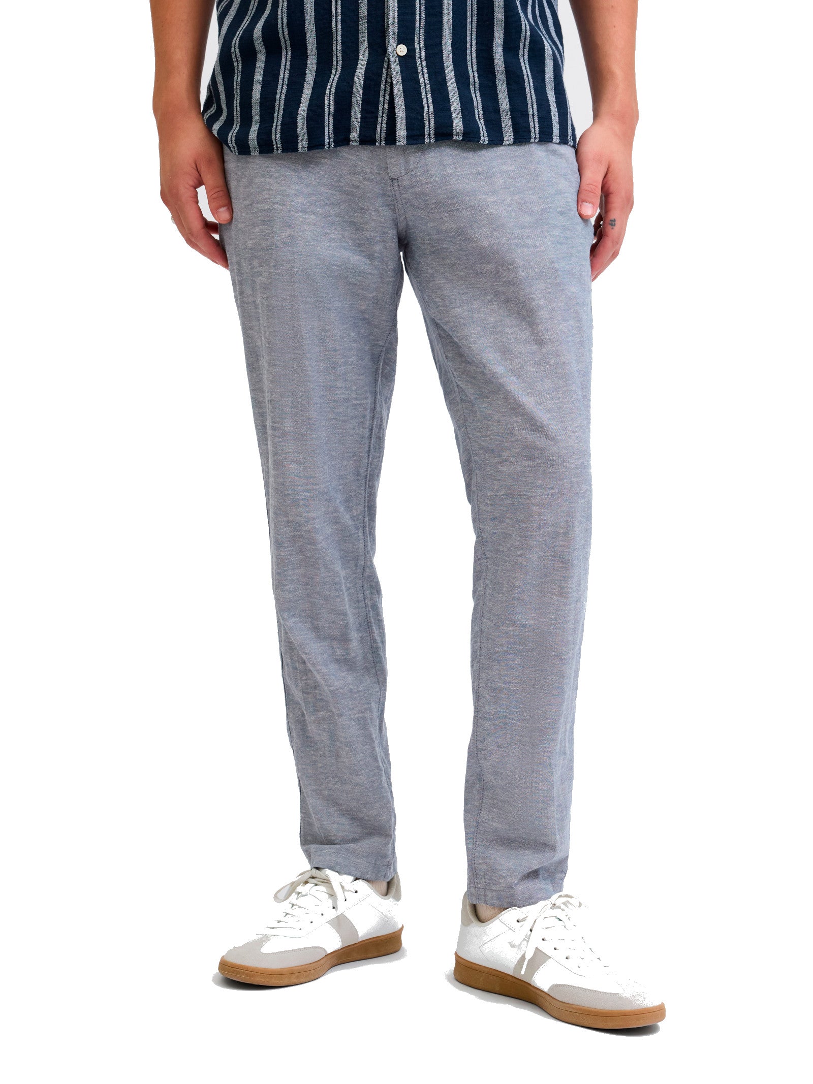Chino Jack & Jones Summer Celeste in Lino 12248604 /Faded Denim JACK & JONES 