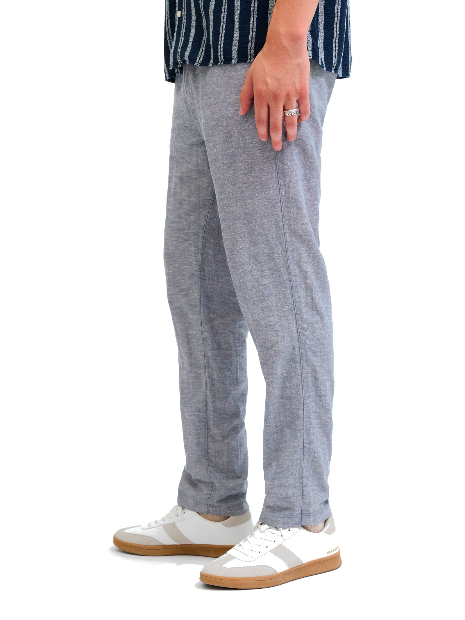 Chino Jack & Jones Summer Celeste in Lino 12248604 /Faded Denim JACK & JONES 