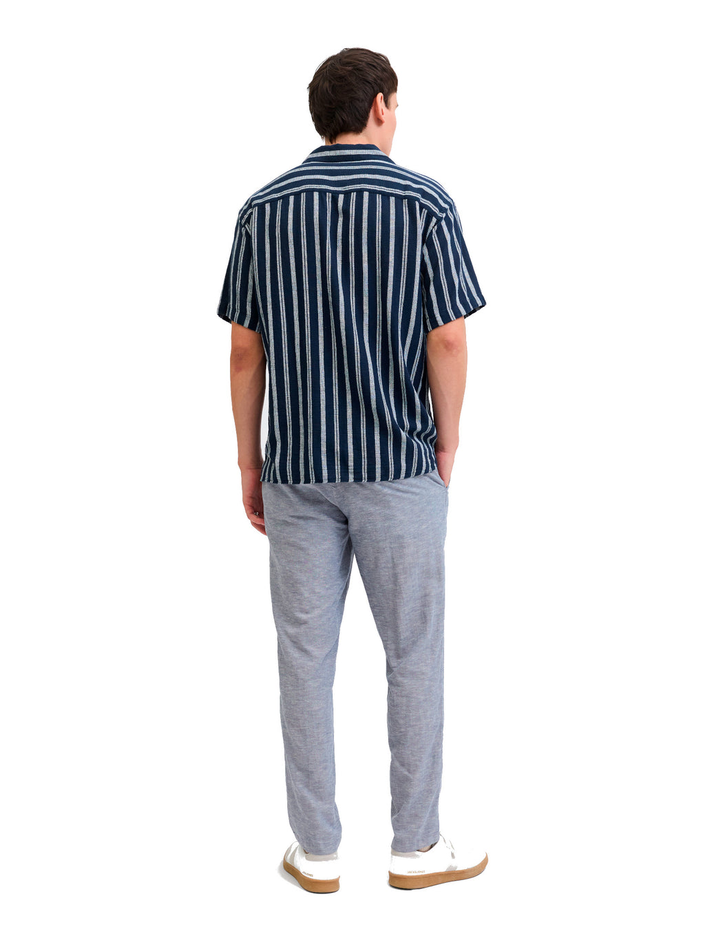 Chino Jack & Jones Summer Celeste in Lino 12248604 /Faded Denim JACK & JONES 