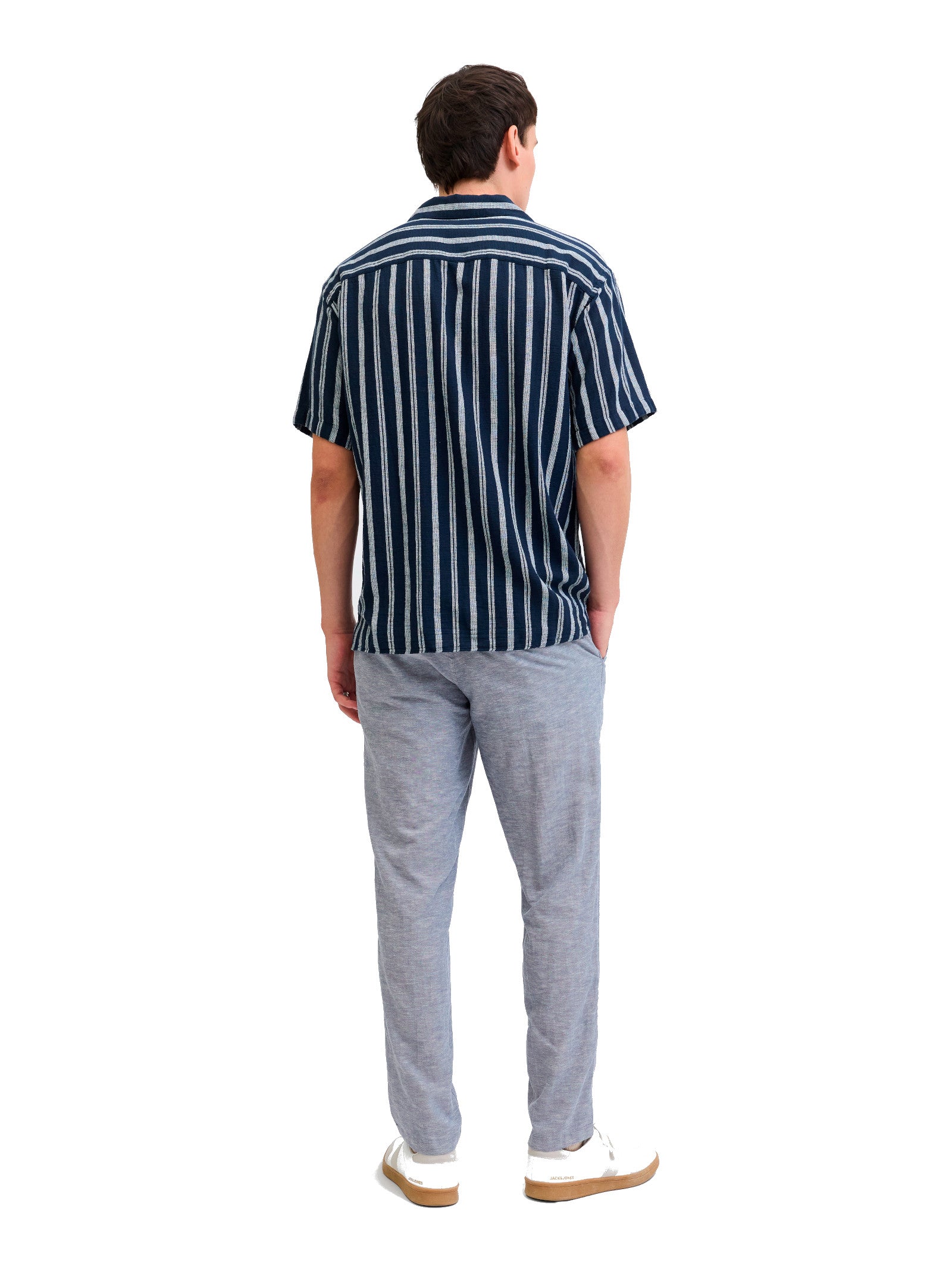 Chino Jack & Jones Summer Celeste in Lino 12248604 /Faded Denim JACK & JONES 