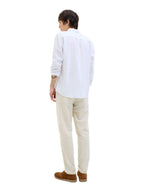 Chino Jack & Jones Summer Sabbia in Lino 12248604 /Feather Gray JACK & JONES 