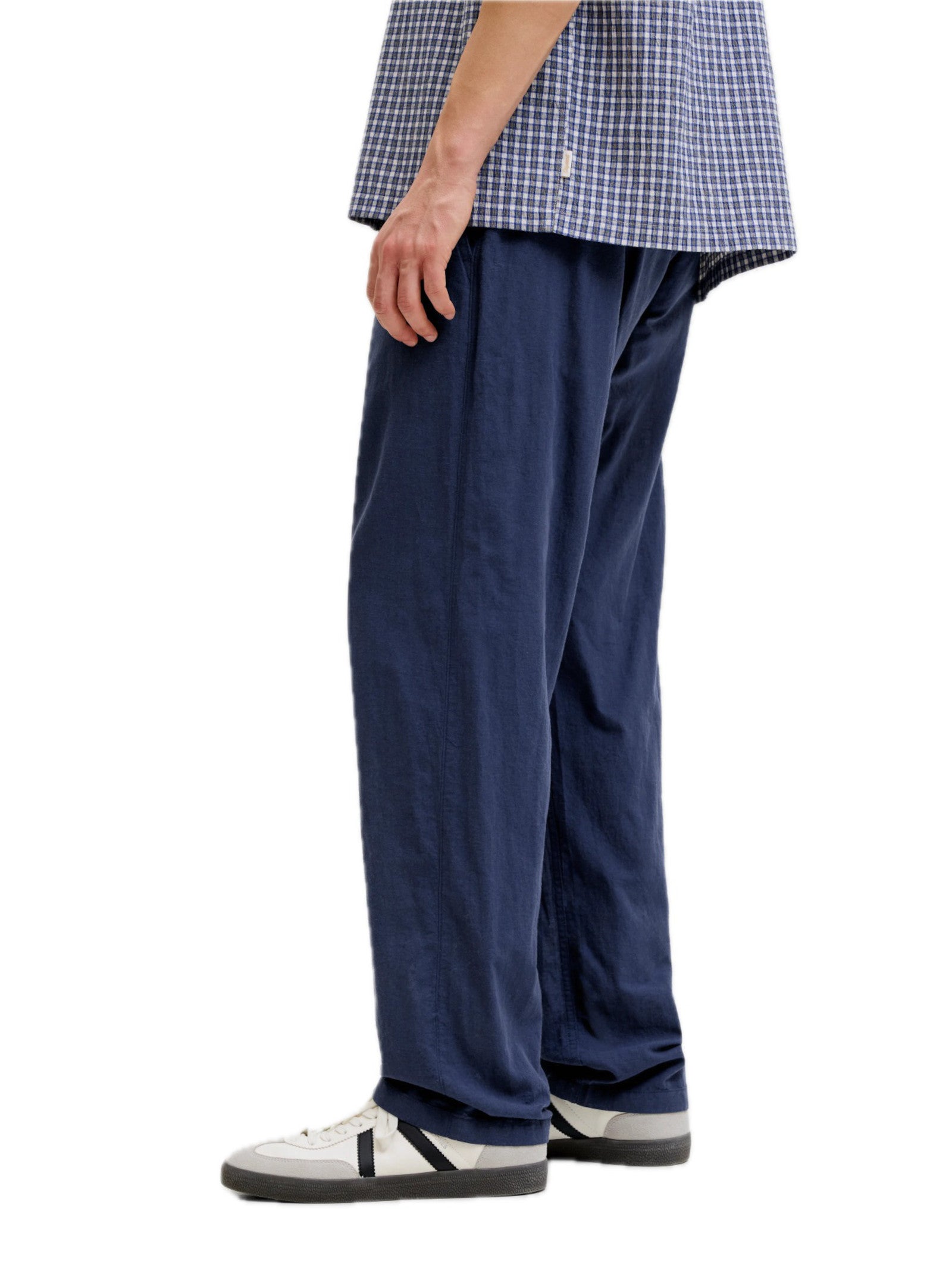 Pantalone Jack & Jones Kane Blu con coulisse in vita. 12248606 /Navy Blazer JACK & JONES 