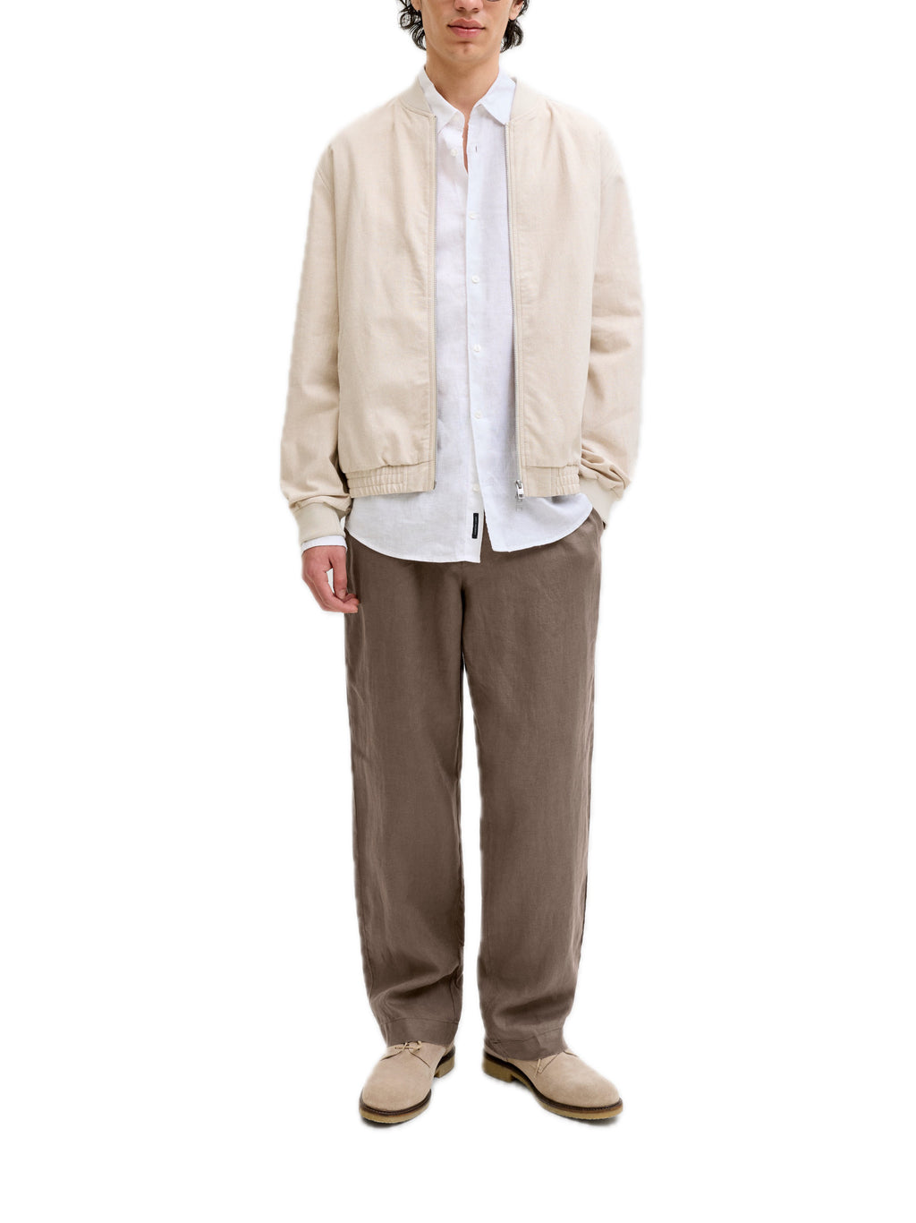 Chino Jack & Jones Lawrence Fango in lino 12253120 /Morel JACK & JONES 