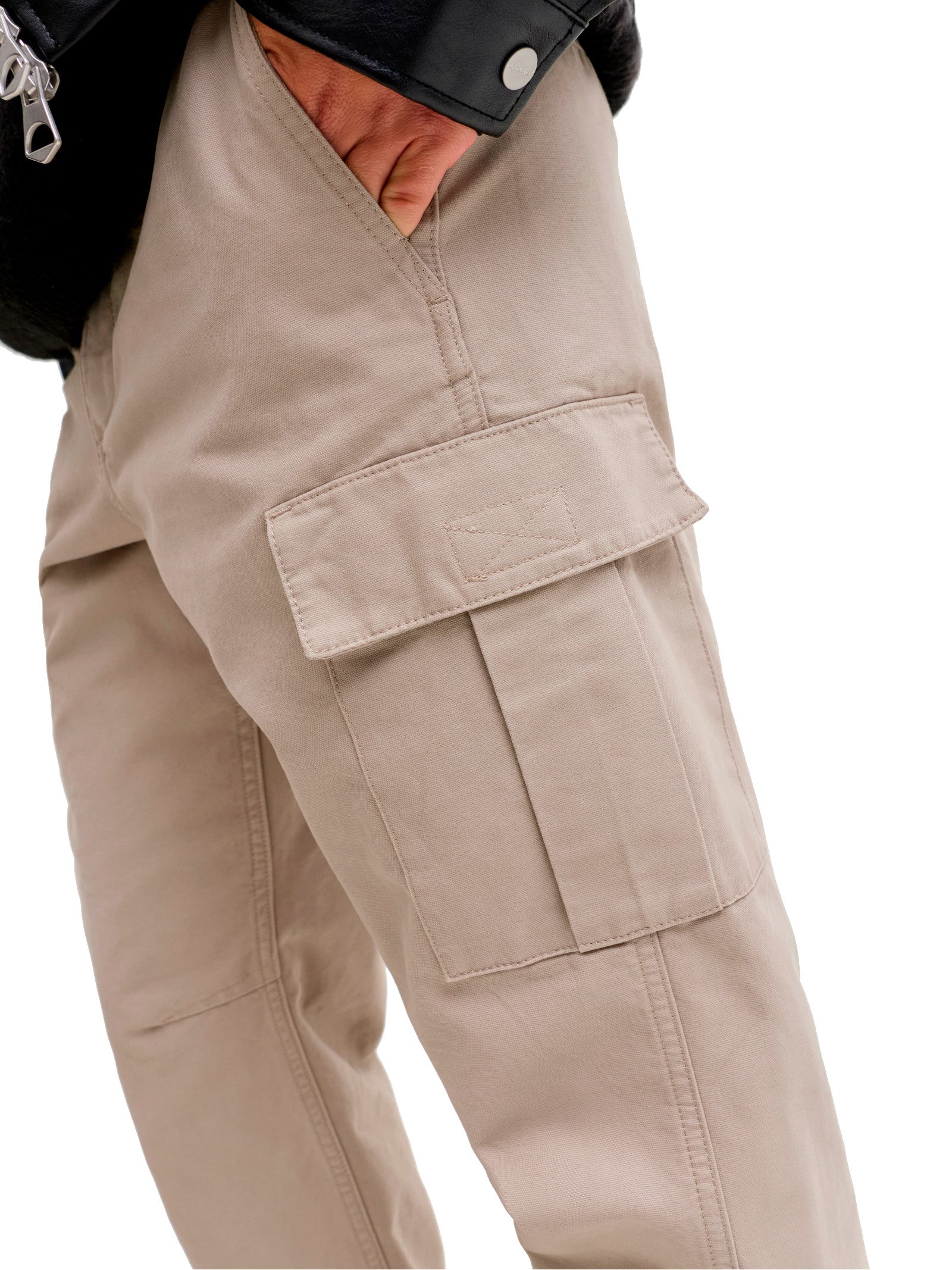 Pantalone Jack & Jones Kane Beige Cargo 12258150 /Crockery JACK & JONES 