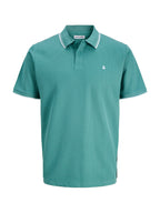 Polo Jack & Jones Austin Verde acqua 12268130 /Mineral Blue JACK & JONES 