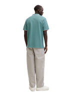 Polo Jack & Jones Austin Verde acqua 12268130 /Mineral Blue JACK & JONES 
