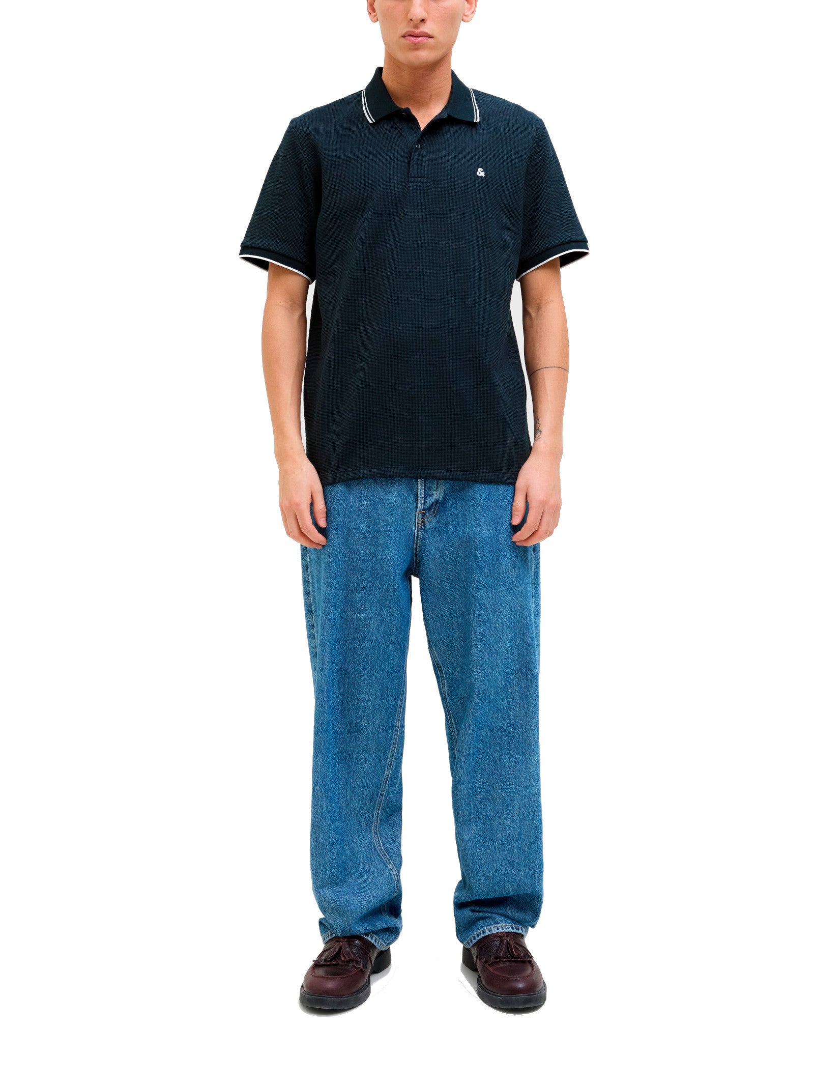 Polo Jack & Jones Austin Blu 12268130 /Sky Captain JACK & JONES 