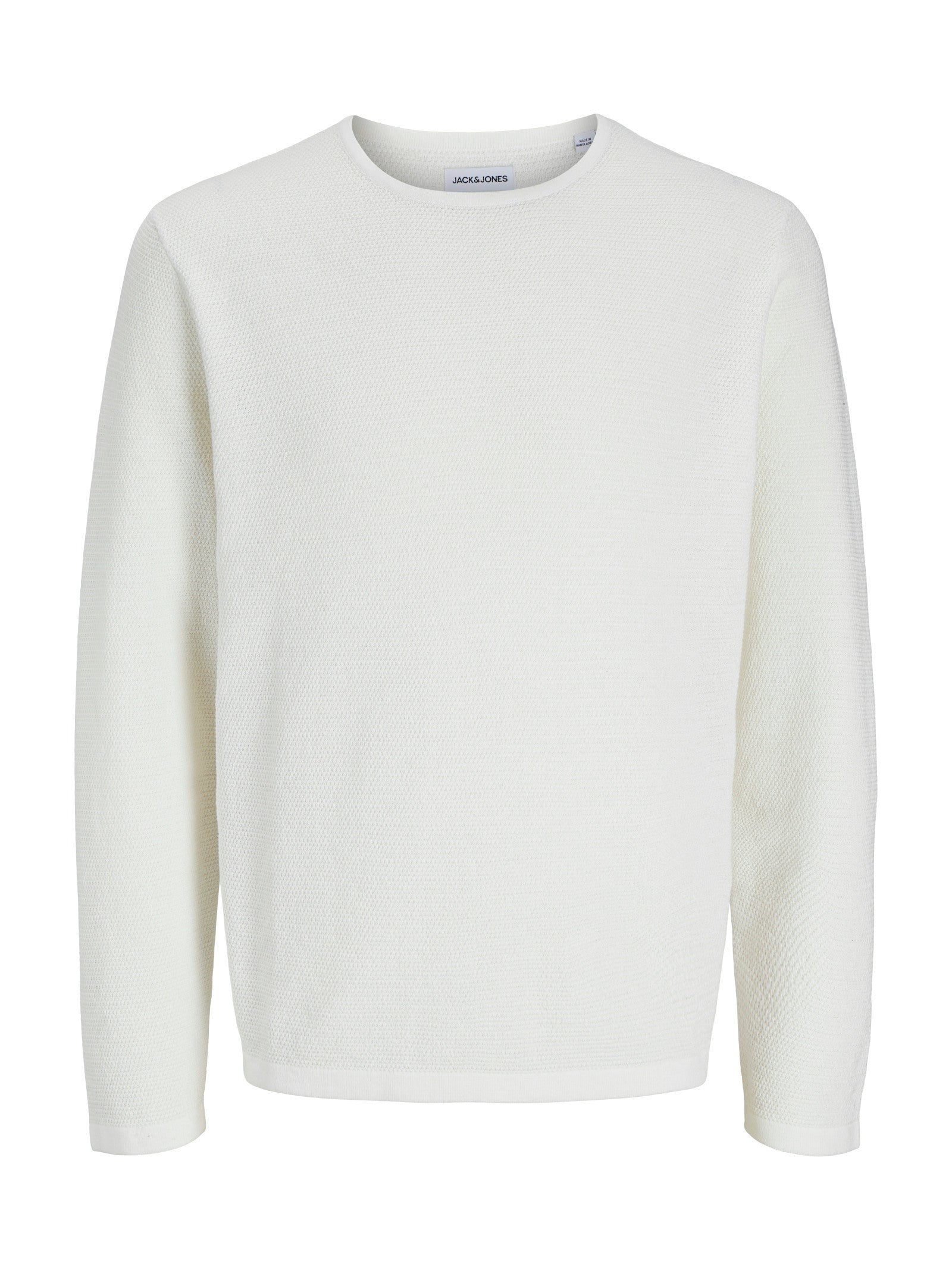 Maglia  Jack & Jones Giorgio Bianco 12268279 /Cloud Dancer JACK & JONES 