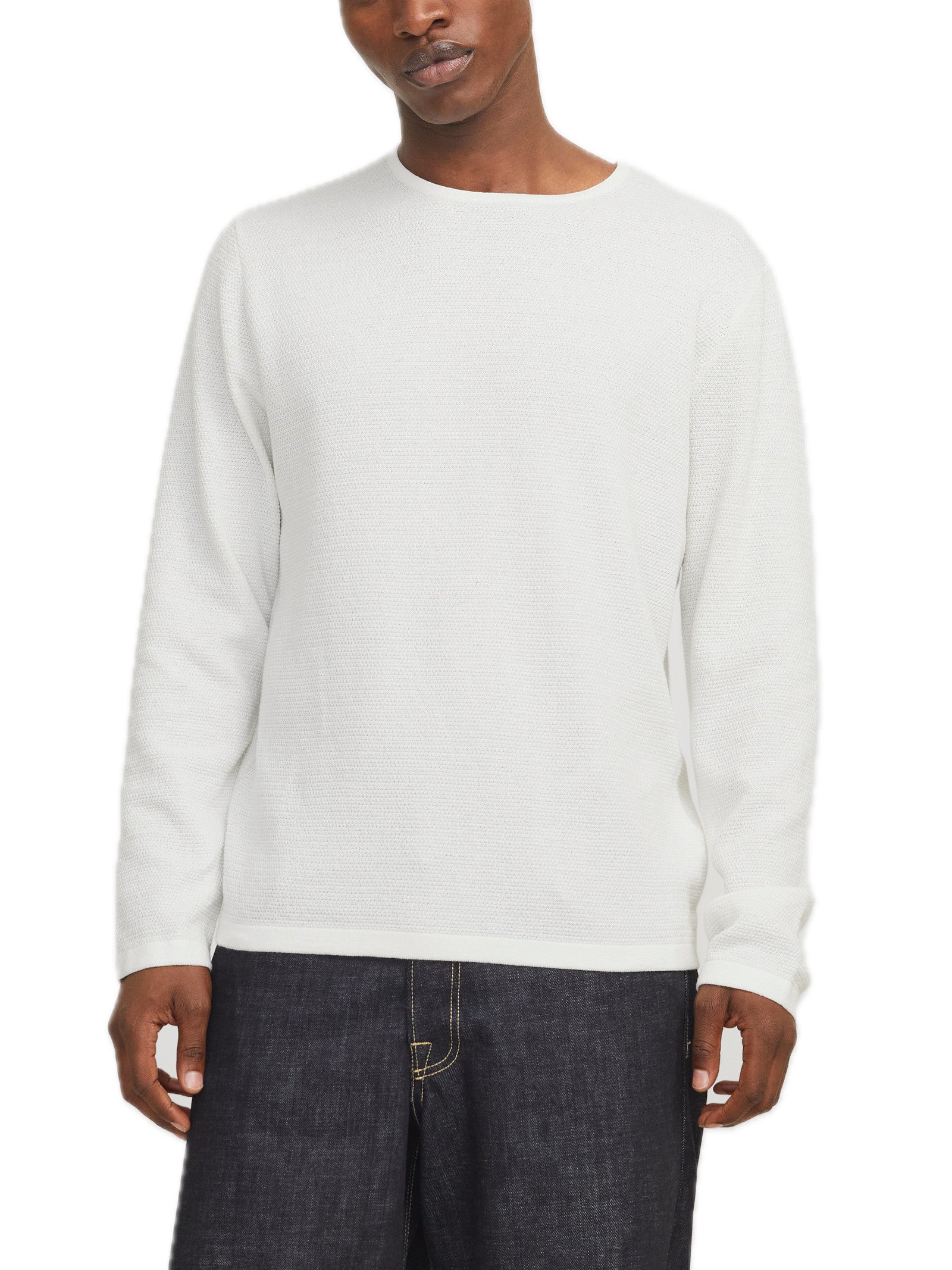 Maglia  Jack & Jones Giorgio Bianco 12268279 /Cloud Dancer JACK & JONES 