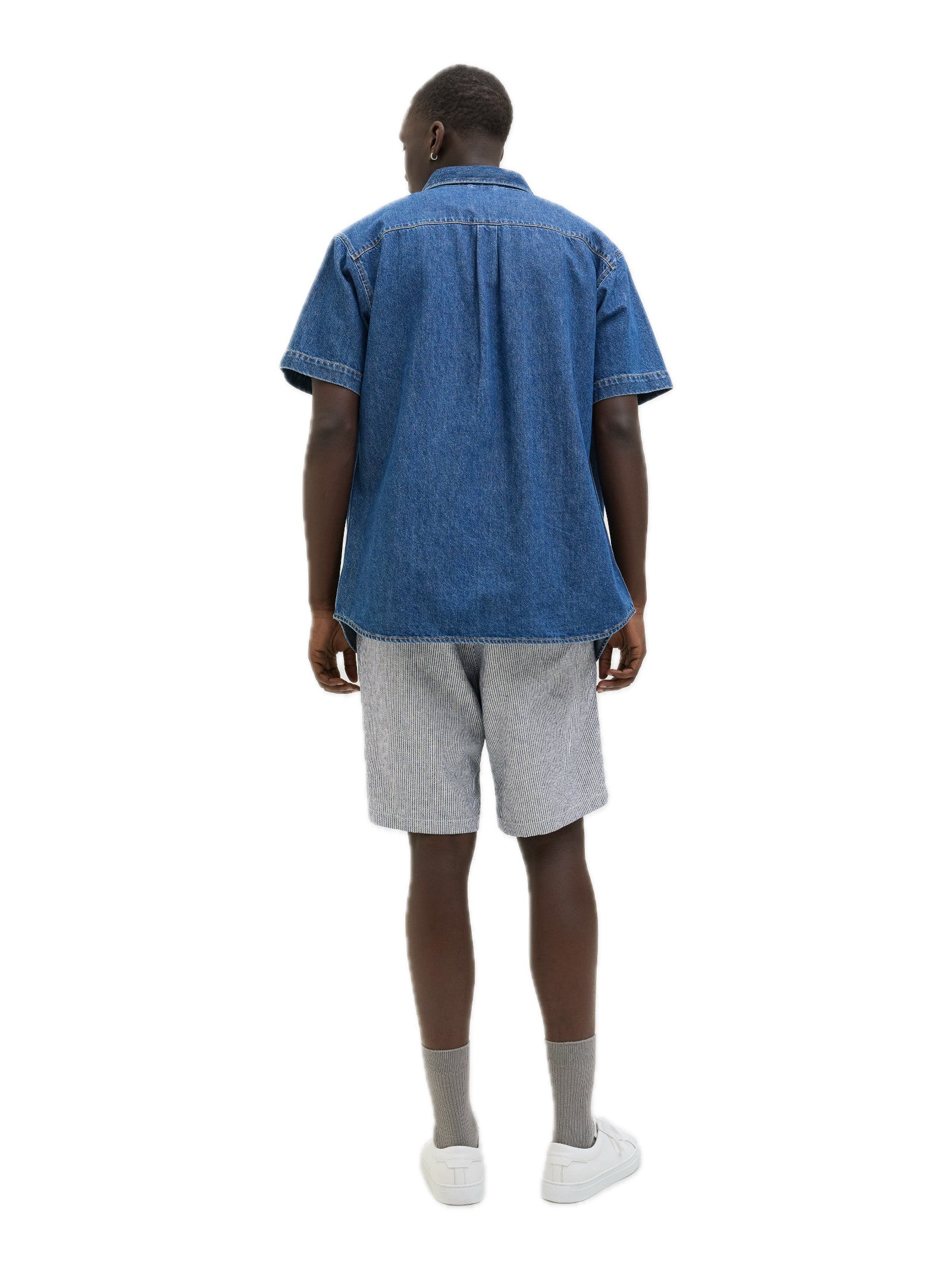 Bermuda Jack & Jones Stace Blu in lino 12269376 /Blue Indigo JACK & JONES 